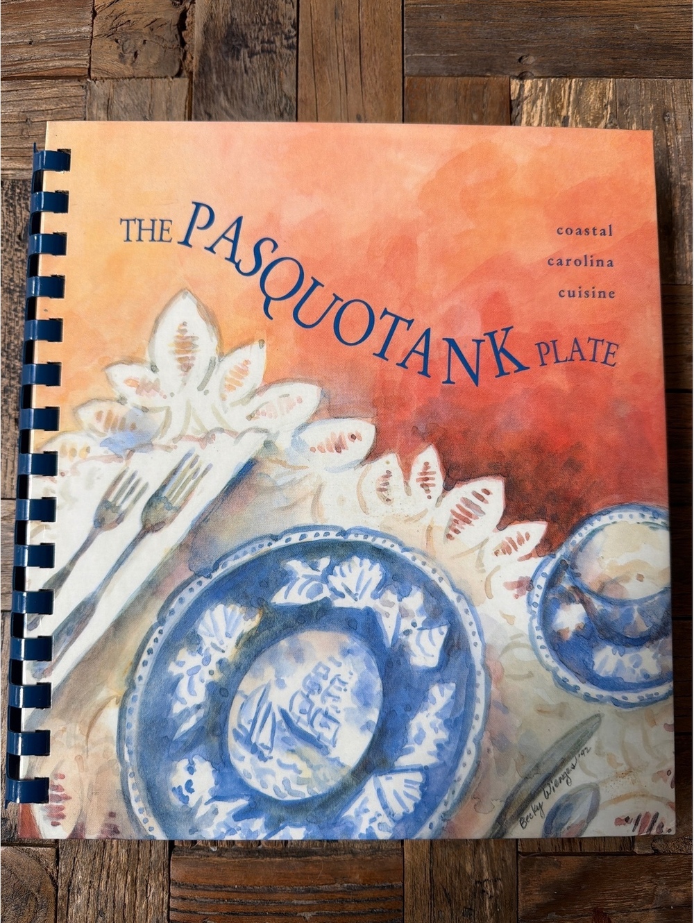 Vintage Coastal Carolina The Pasquotank Plate Cookbook 1994 Second Printing